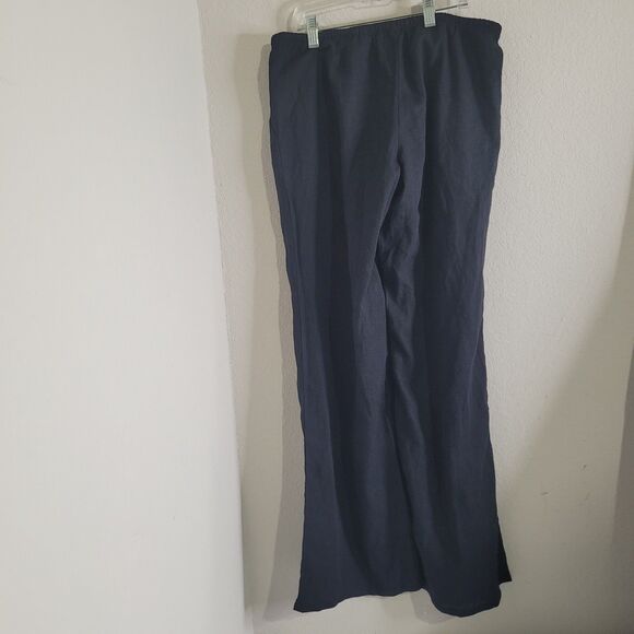 NEW H&M Divided Small pants lightweight elastic waist sheer stretch linen - Picture 3 of 8